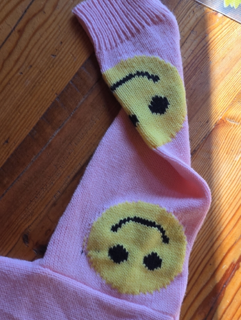 Cute Pink Smiley Cardigan Sweater - Picture 5 of 7